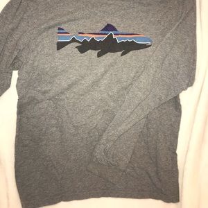 Long sleeve t shirt gray